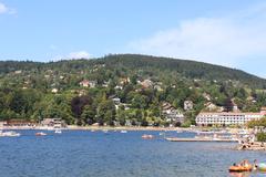 Lac de Gérardmer in Vosges, Lorraine, France