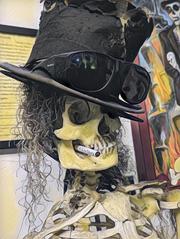 Baron Samedi artwork at New Orleans Voodoo Museum