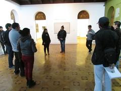 guided tour in the entrance hall of Museo de la Solidaridad Salvador Allende