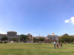 Panoramic view of Palermo's historic center from Foro Italico