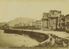 Palermo Porta Felice gate and Foro Italico by Giuseppe Incorpora