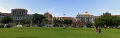 Historic city center of Palermo viewed from Foro Italico