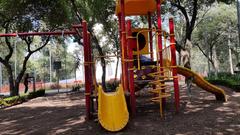 children's play area in Parque de la Bombilla