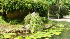 Detail of the Fountain in Devesa Gardens, Girona