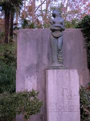 Monument to Fidel Aguilar at Parc de la Devesa in Girona