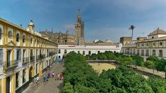 Patio de Banderas at Real Alcázar de Sevilla