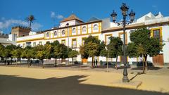 Patio de Banderas in Seville, Spain