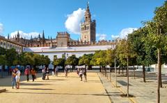 Patio de Banderas in Sevilla, Andalucía, Spain