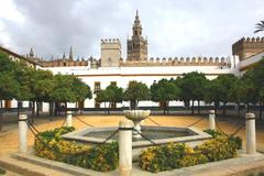 Sevilla cityscape with the Guadalquivir River and Torre del Oro