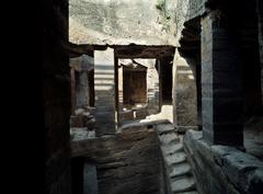 Khapara Kodiya Caves underground room with stairs