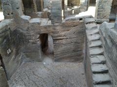 Khapara Kodiya Caves underground room with stairs and door to another room