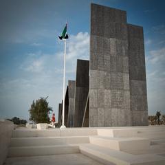 Flag Salute at Wahat Al Karama in Abu Dhabi