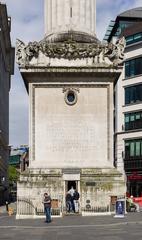 base of Monument to the Great Fire of London