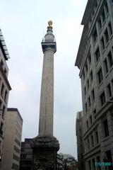 The Monument to the Great Fire of London in London, England