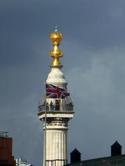 Memorial monument to the Great Fire 1666 in London