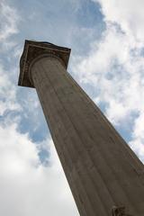 The Monument in London on a clear day