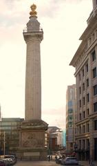 Monument to the Great Fire of London at Paternoster Square