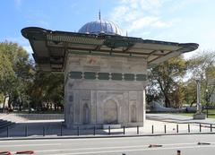 Tophane Fountain in Istanbul from 1732