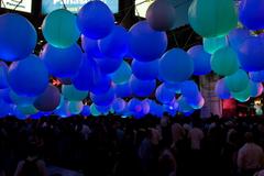 Lit up balls at Luminato Festival 2008