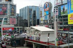 Yonge-Dundas Square charity event view from CityTV studio