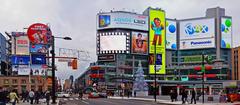 Yonge Street Toronto Winter 2010 Panorama