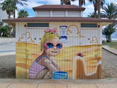 Mural by Lalo Luque on Misericordia Beach in Málaga