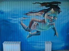 Mural by Lalo Luque at Misericordia Beach