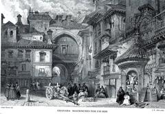 The Moorish Gate of Granada painting