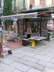 newsstand at Bib-Rambla square in Granada