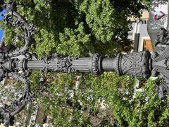 Street lamp at Plaza Bib Rambla in Granada