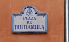 Plaza de Bib-Rambla in Granada, Spain