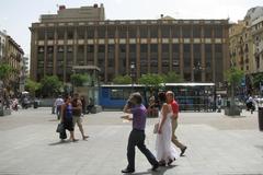 Plaza de Jacinto Benavente in Madrid