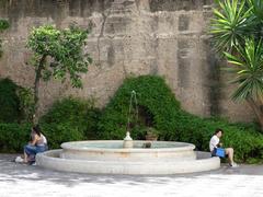 Plaza del Cabildo fountain in Seville, Spain