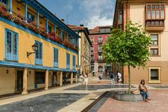 Plaza del Fontán in Oviedo, Spain