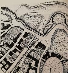 Historic map of Padova from 1784