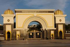 Main gates of Istana Negara, the Malaysian royal palace