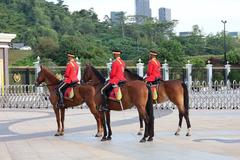 changing of guards at Istana Negara Malaysia