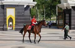 Ceremonial Cavalry Squadron of the Malaysian Armed Forces at Istana Negara