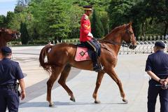 Ceremonial Cavalry Squadron of the Malaysian Armed Forces at Istana Negara