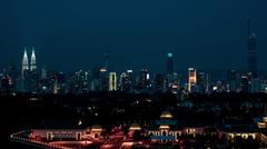 Istana Negara with Kuala Lumpur skyline at dusk 2024