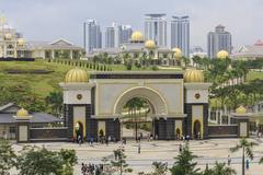 Gate to the New Royal Palace in Jalan Duta, Kuala Lumpur