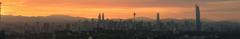 Sunrise in Kuala Lumpur with Petronas Tower and city skyline