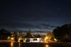 Malaysian royal palace Istana Negara at dawn