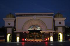 Malaysian royal palace Istana Negara at dawn