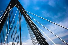 Cable-stayed bridge in Guadalajara Jalisco