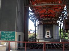 Nuevo Puente Nicolás Avellaneda infrastructure with four pillars on Riachuelo