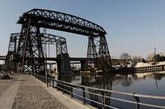 Nicolas Avellaneda Bridge in La Boca, Buenos Aires