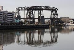 Nicolas Avellaneda Bridge, Maciel Island, La Boca, Buenos Aires