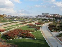 Park space in Madrid Río