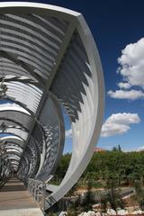 Pasarela de la Arganzuela interior in Madrid Río